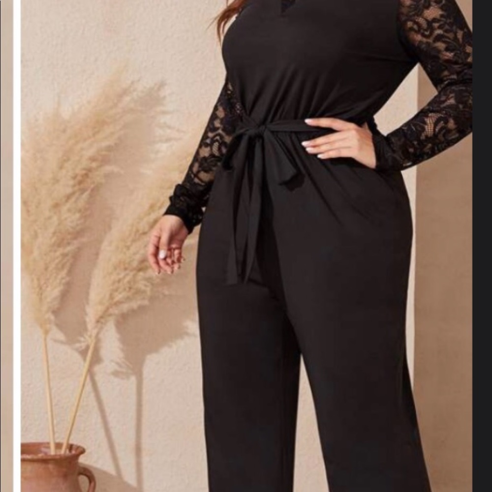 Black dressy bodysuit. - Picture 3 of 3